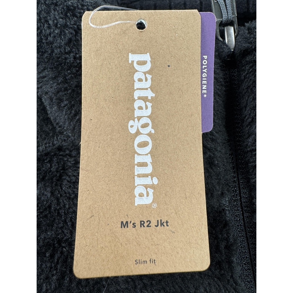 Patagonia Jacket Mens XL Black R2 Slim Fit Polartec Pro Fleece Full Zip STY25138 - Picture 4 of 14